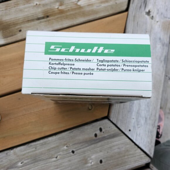 Schulte French Fry Cutter Chip Cutter Potato Masher Valentini Itali in box - Picture 7 of 12